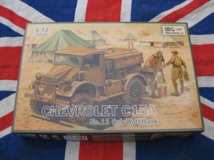 IBG Models 72016 CHEVROLET C15A No.11 Cab Watertank